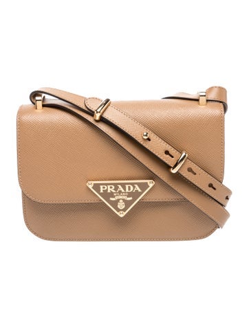 Saffiano Leather Embleme Small