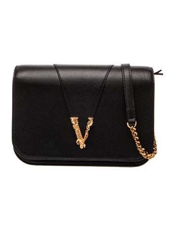 Versace Leather Crossbody Bag