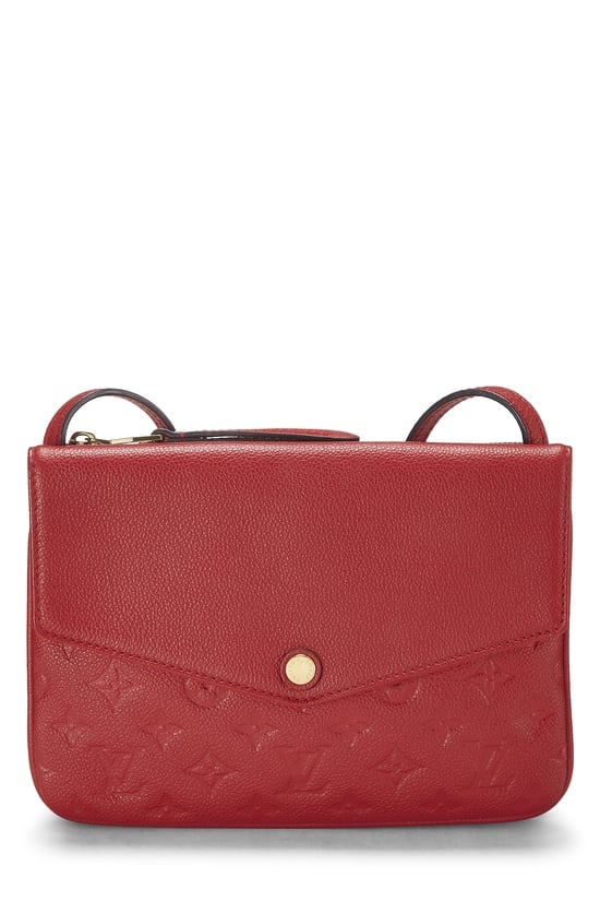 Cherry Red Monogram Empreinte Twice