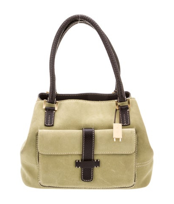 Loro Piana Piana Suede Top Handle Bag