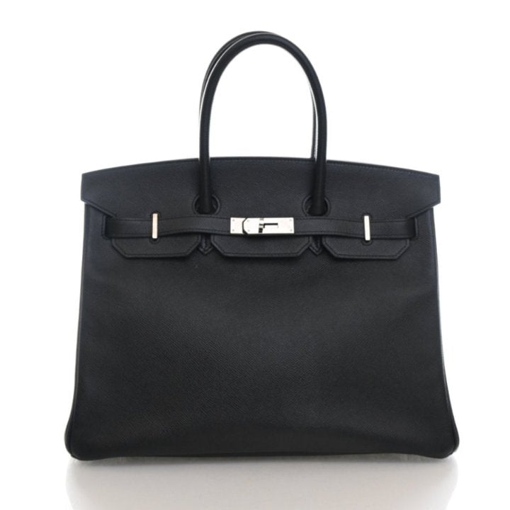 Hermes Noir Epsom Birkin 35