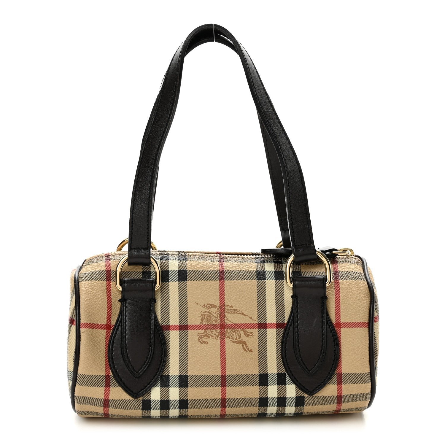 Burberry Burberry Haymarket Check Mini Bowling Bag Chocolate