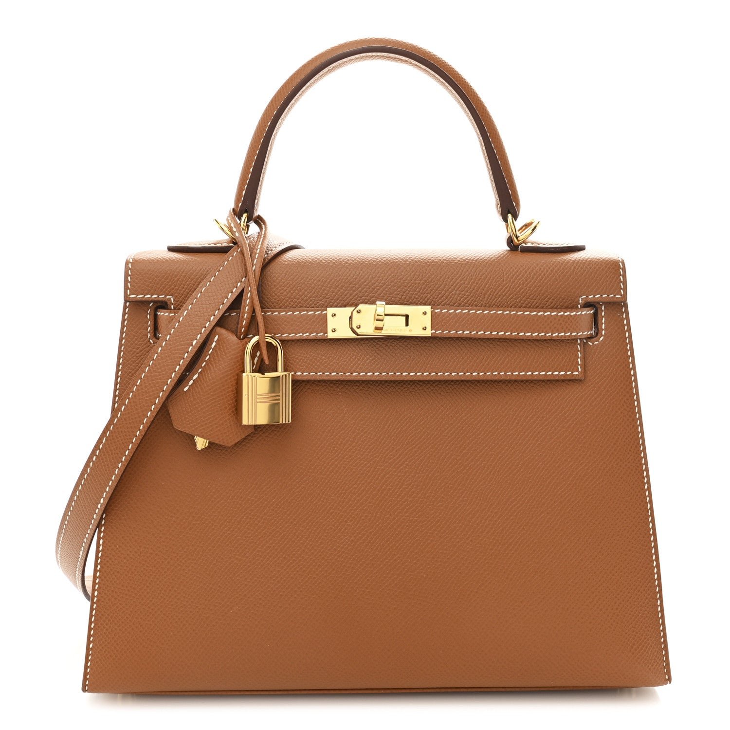 Hermes Epsom Kelly Sellier 25 Gold