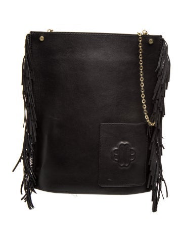 Maje Leather Messenger Bag