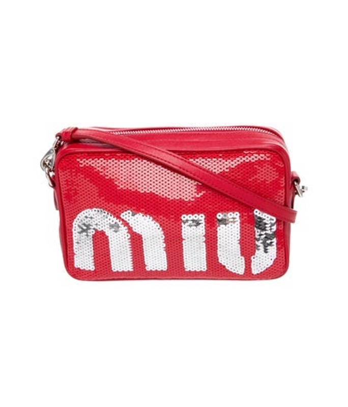 Miu Miu Miu Sequins Crossbody Bag