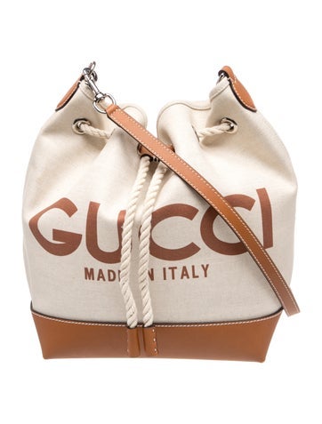 Canvas Bucket Bag