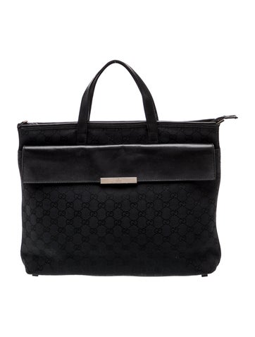 GG Canvas Briefcase