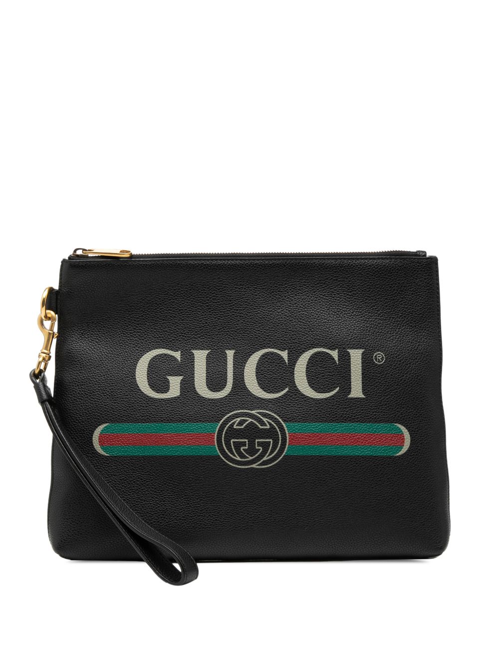 2000-2015 Leather Logo clutch bag