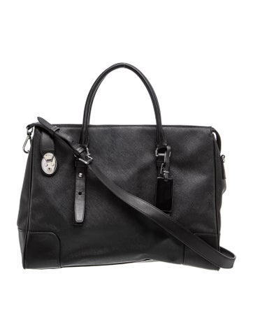 Tumi Leather Top Handle Bag