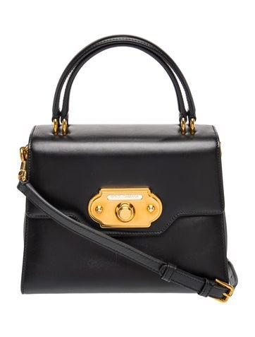 Leather Top Handle Bag