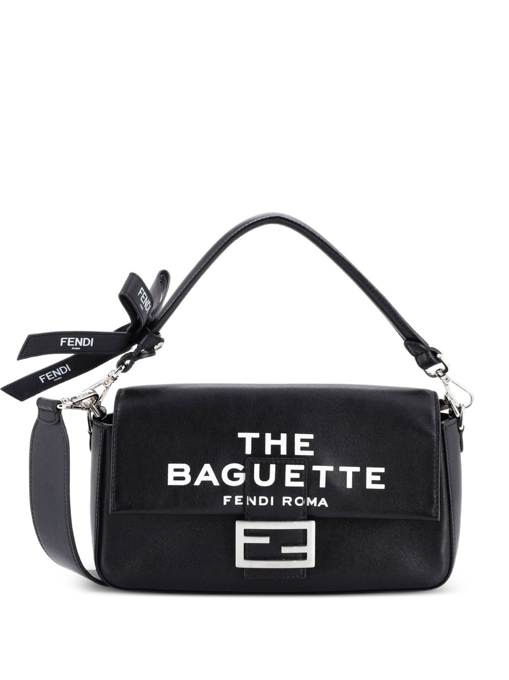 x Marc Jacobs Bow Baguette NM Bag Printed Leather Medium shoulder bag