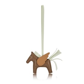 Hermes Etoupe, Vert Fizz and Biscuit Milo Lambskin and Swift GriGri Rodeo Pegase Charm PM, 2022