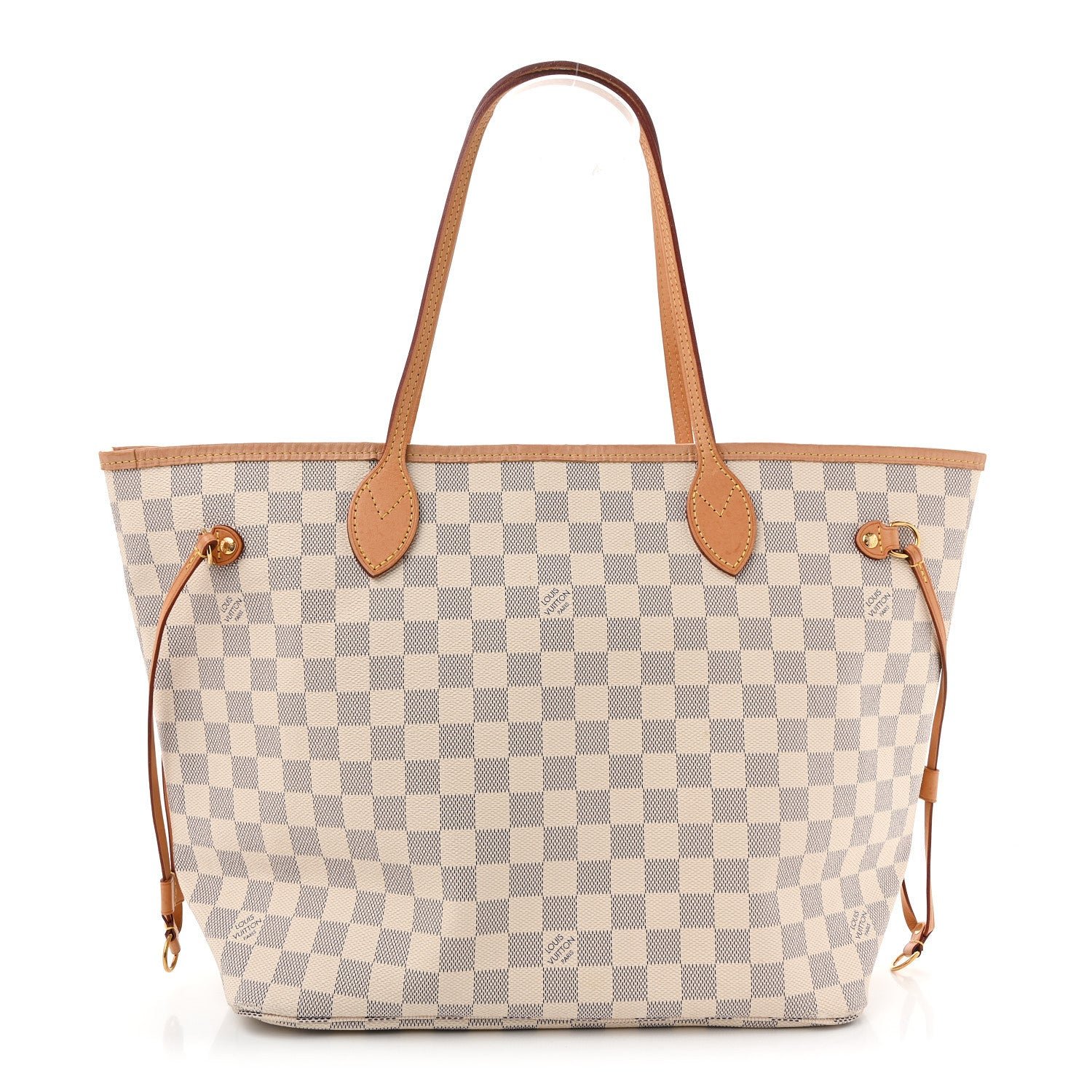 Louis Vuitton Damier Azur Neo Neverfull MM Rose Ballerine