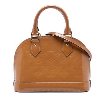 Louis Vuitton Patent Leather Monogram Vernis Alma