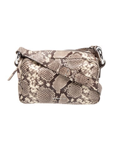 Michael Kors Embossed Leather Shoulder Bag