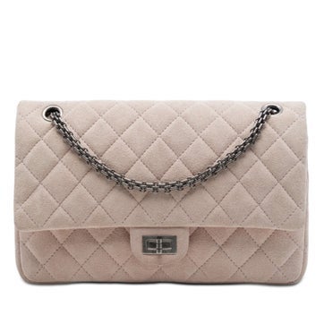 Quilted Suede Reissue 2.55 Double Flap