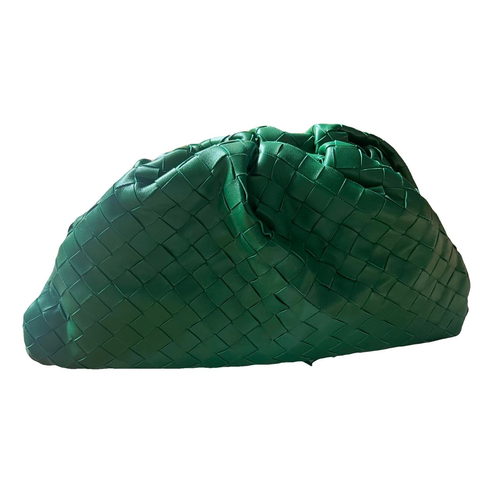 Pouch leather handbag