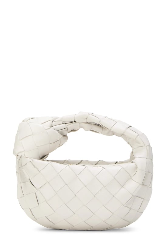 White Intrecciato Leather Candy Jodie