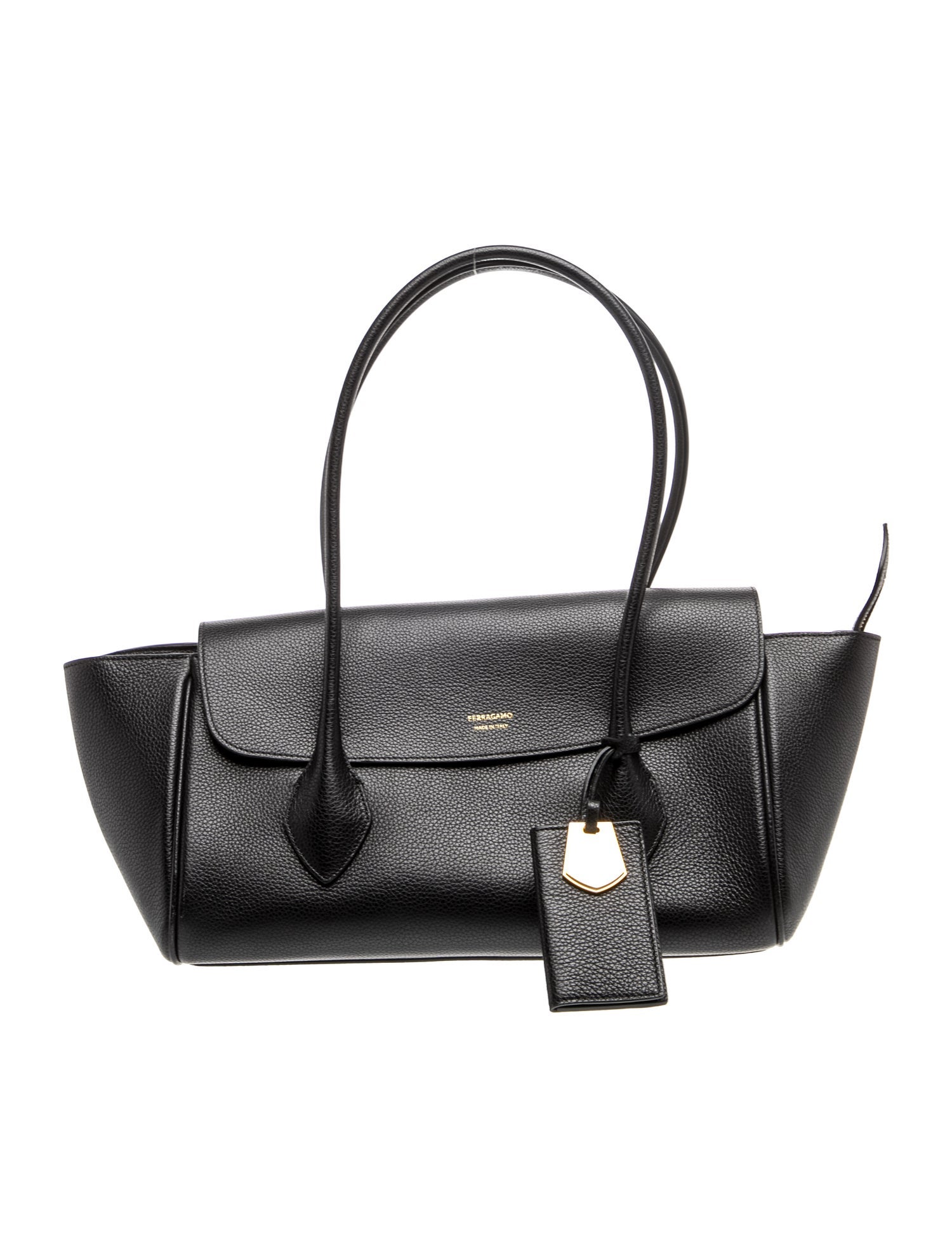 Leather East-West Tote Bag Small w/ Tags