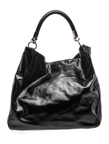 Patent Leather Hobo