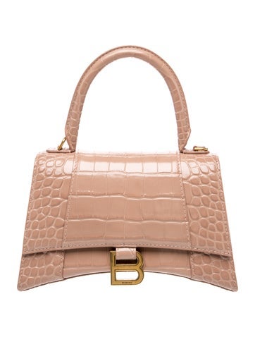 Embossed Leather Hourglass Small
