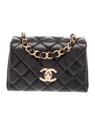 CC Quilted Envelope Flap Bag