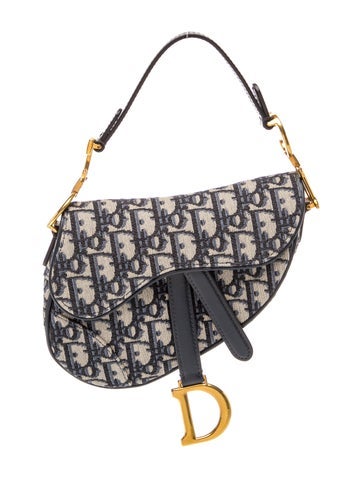 Oblique Jacquard Saddle Mini
