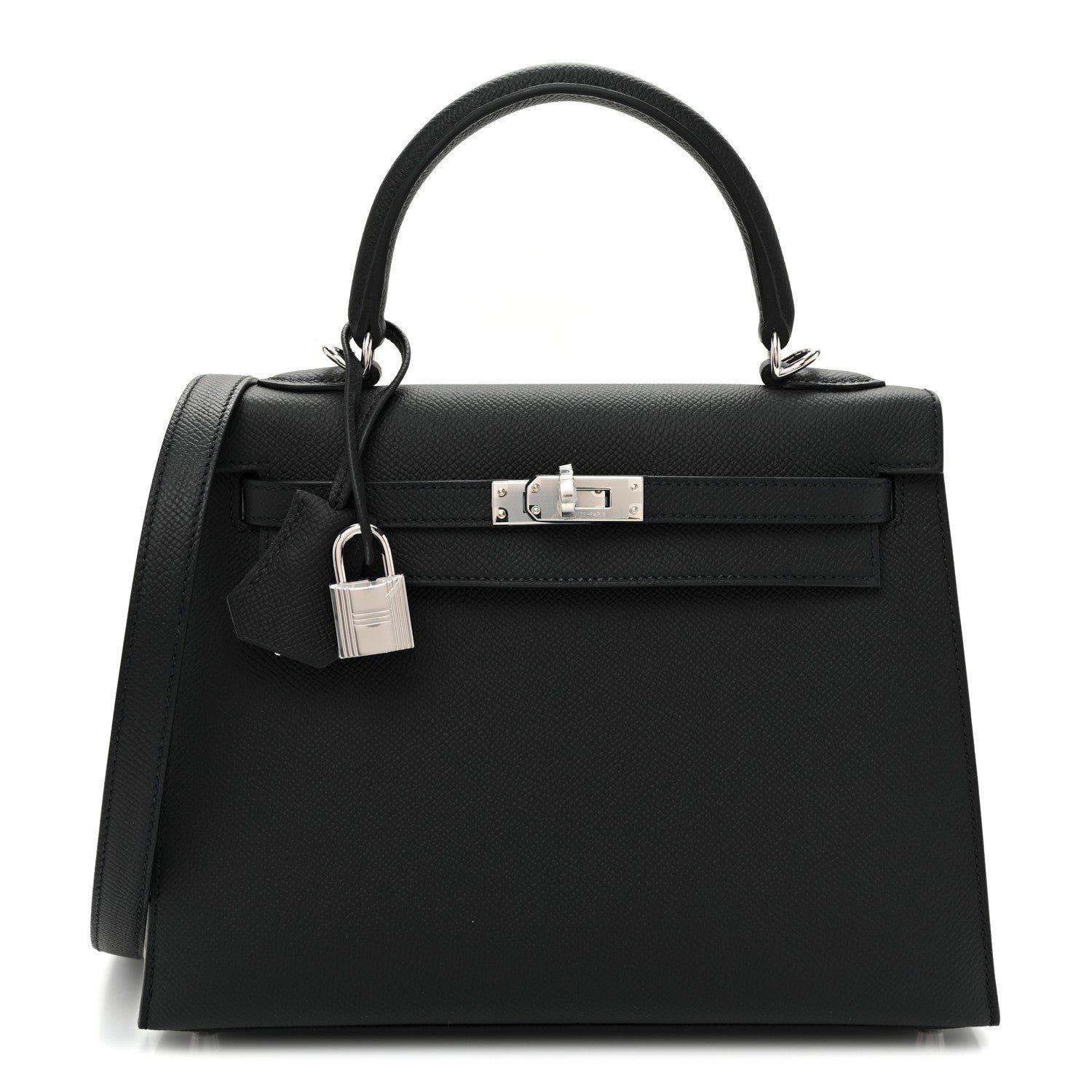 Hermes Epsom Kelly Sellier 25 Black