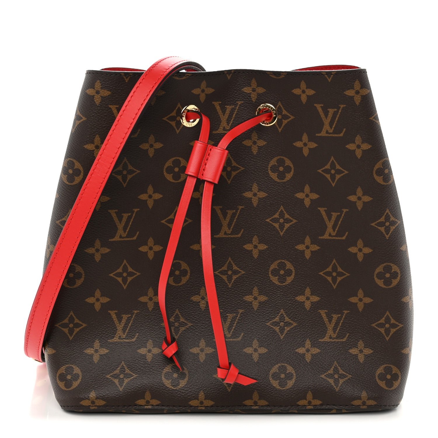 Louis Vuitton Monogram Neonoe MM Coquelicot