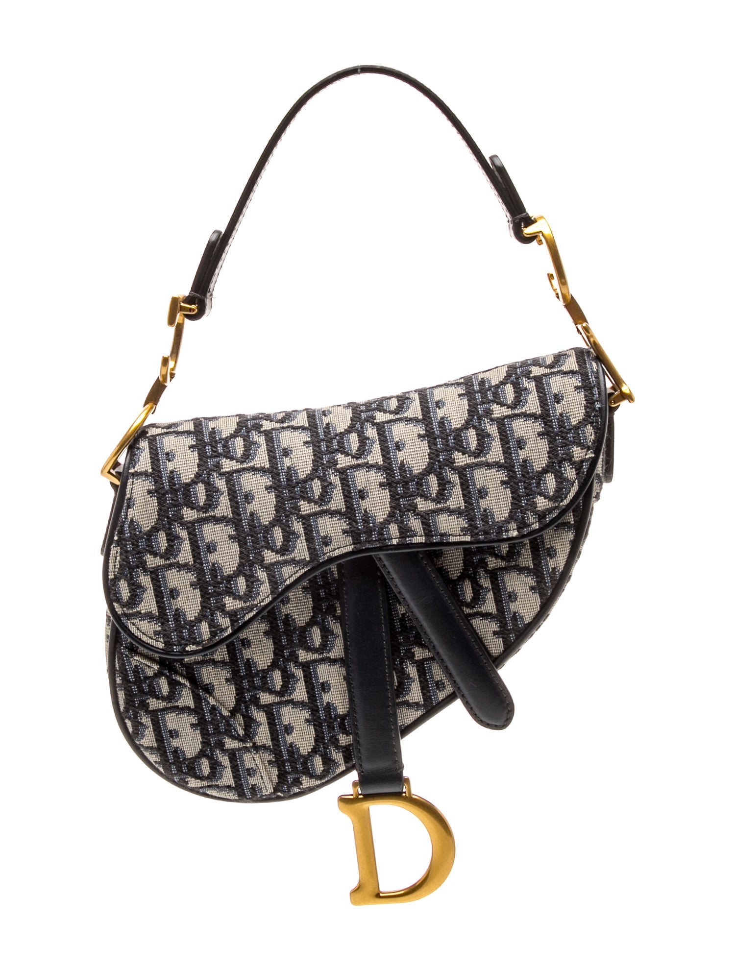 Oblique Jacquard Saddle Mini