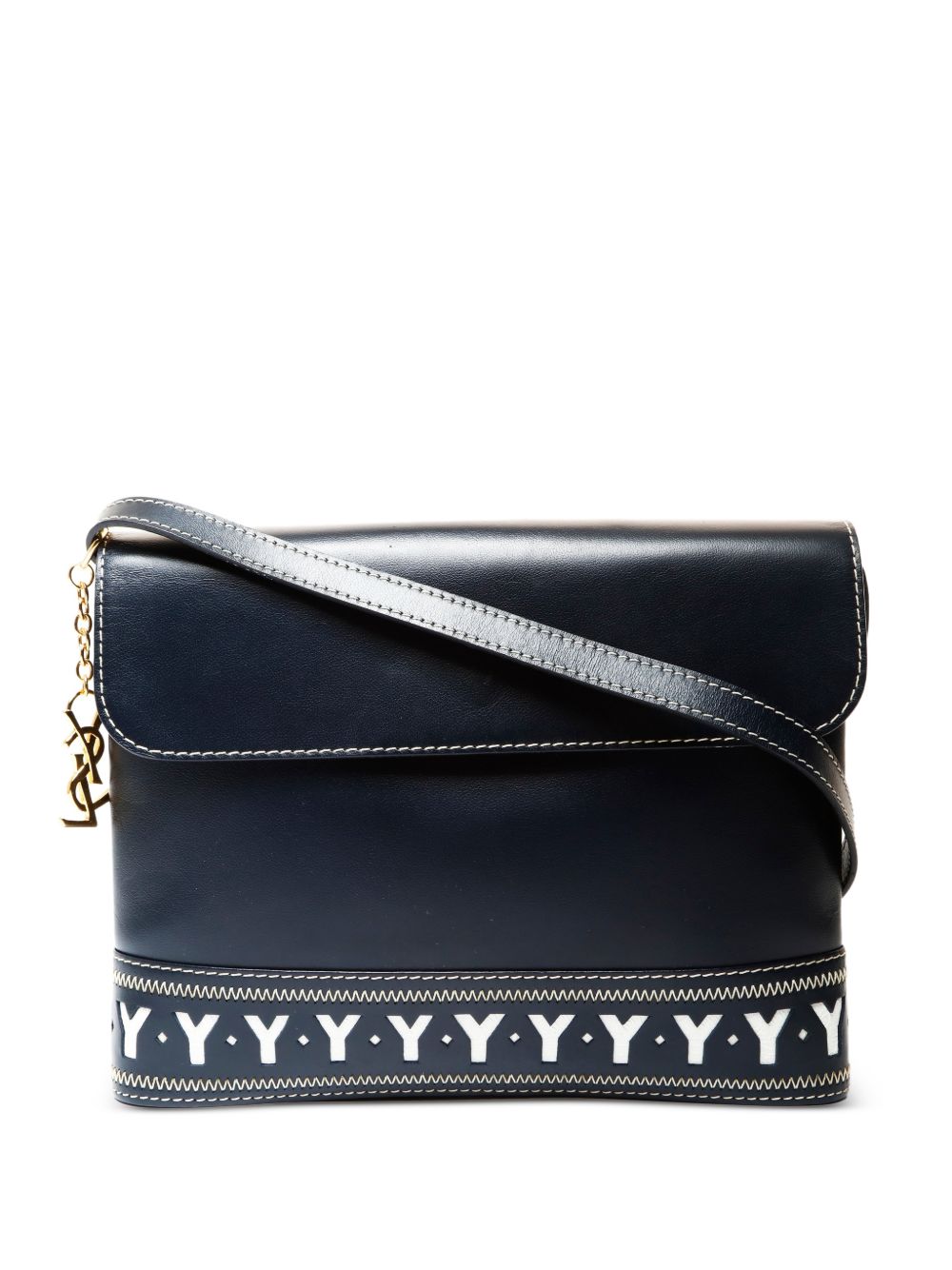 1990s logo leather shoulderbag