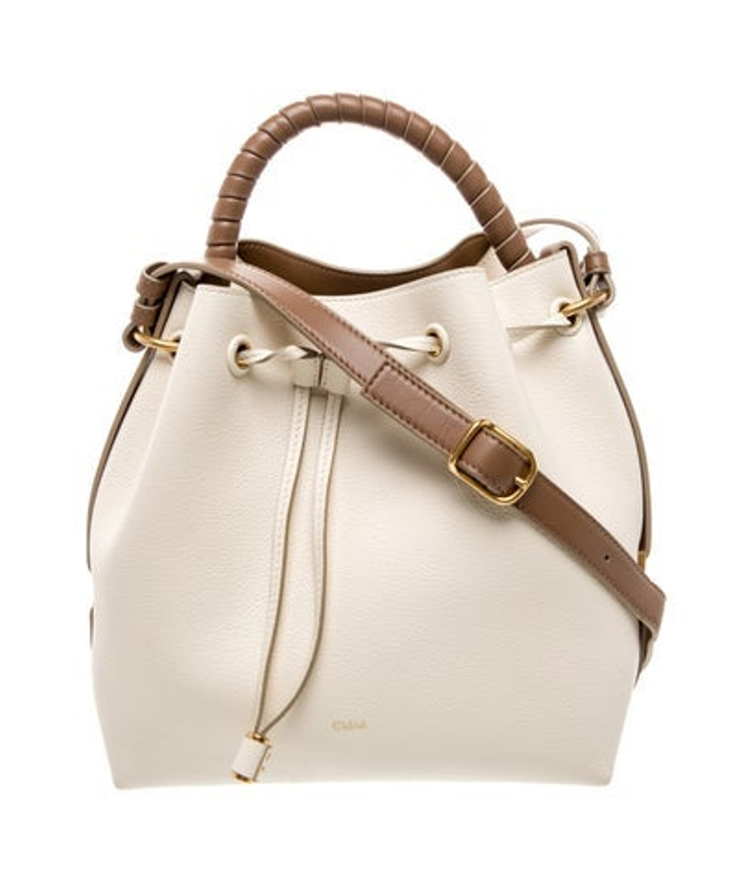Chloe Leather Bucket Bag Small