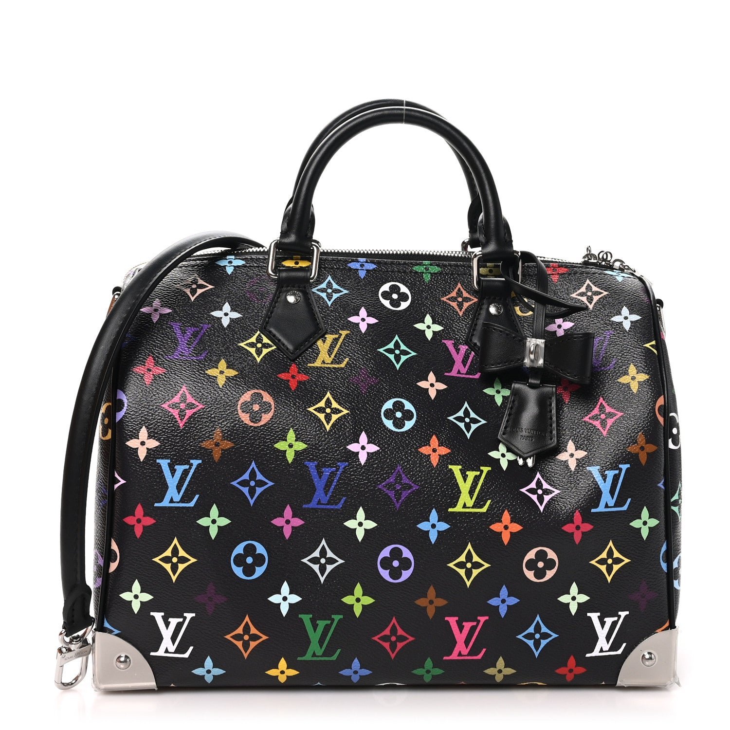 Louis Vuitton LV X TM Monogram Multicolor Speedy Soft 30 Black