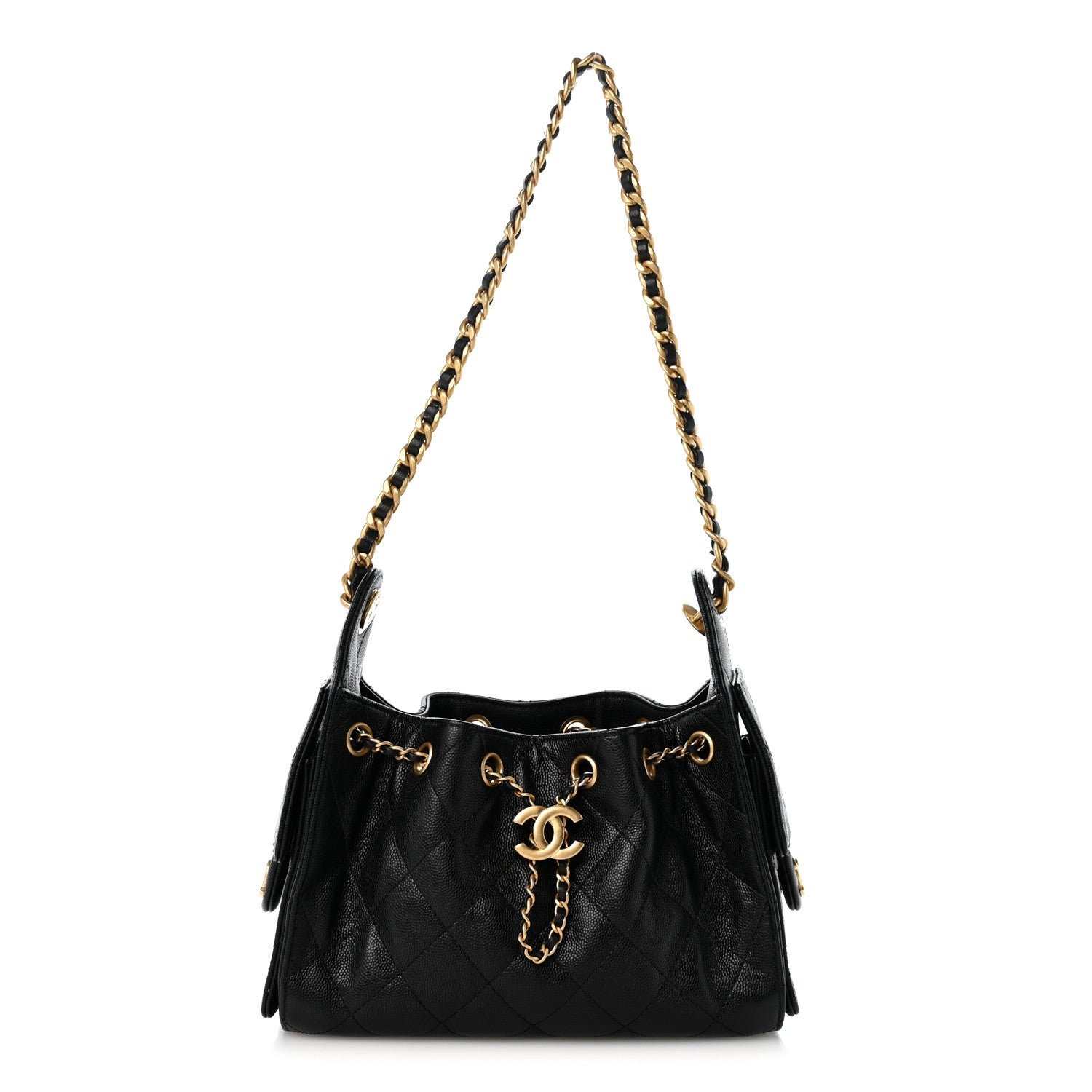 Chanel Caviar Quilted Mini Chanel 25 Handbag Black