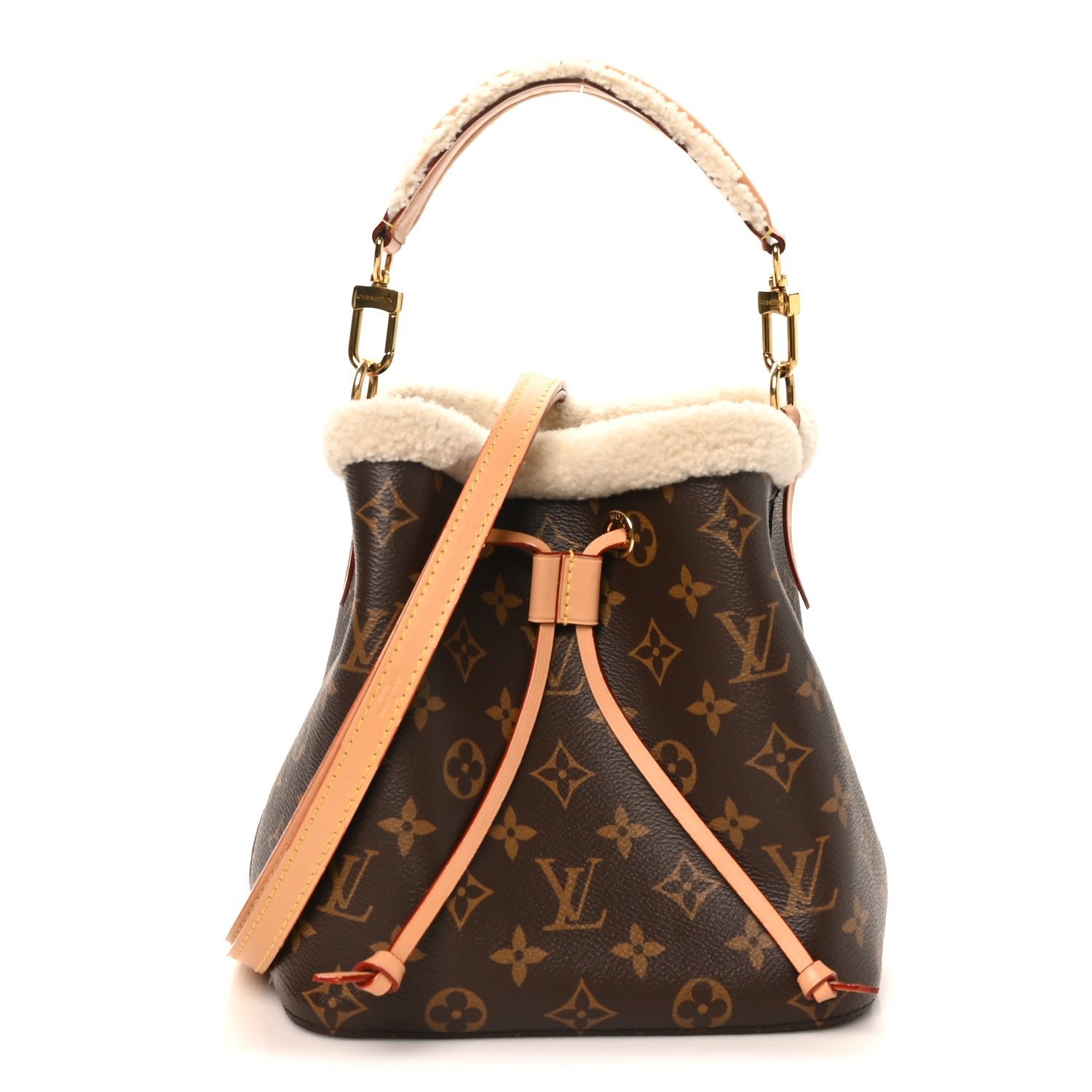 Louis Vuitton Monogram Shearling Cozygram Neonoe BB
