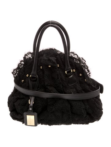 Valentino Lace Top Handle Bag