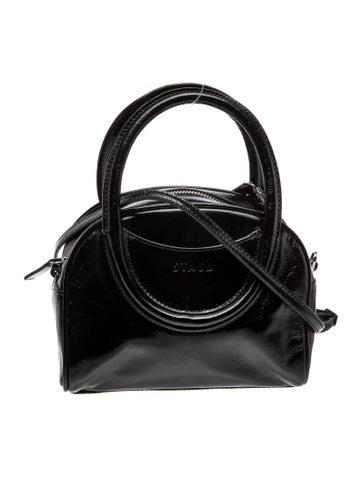 Staud Leather Top Handle Bag