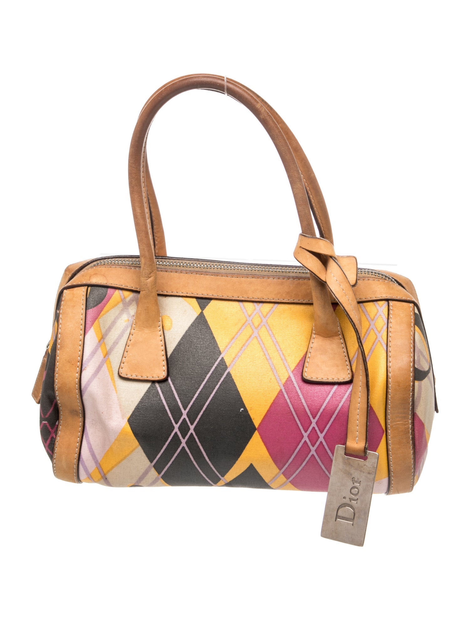 Dior Canvas Top Handle Bag Vintage