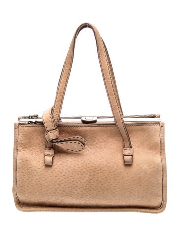 Enameled Metal Triangle Tote