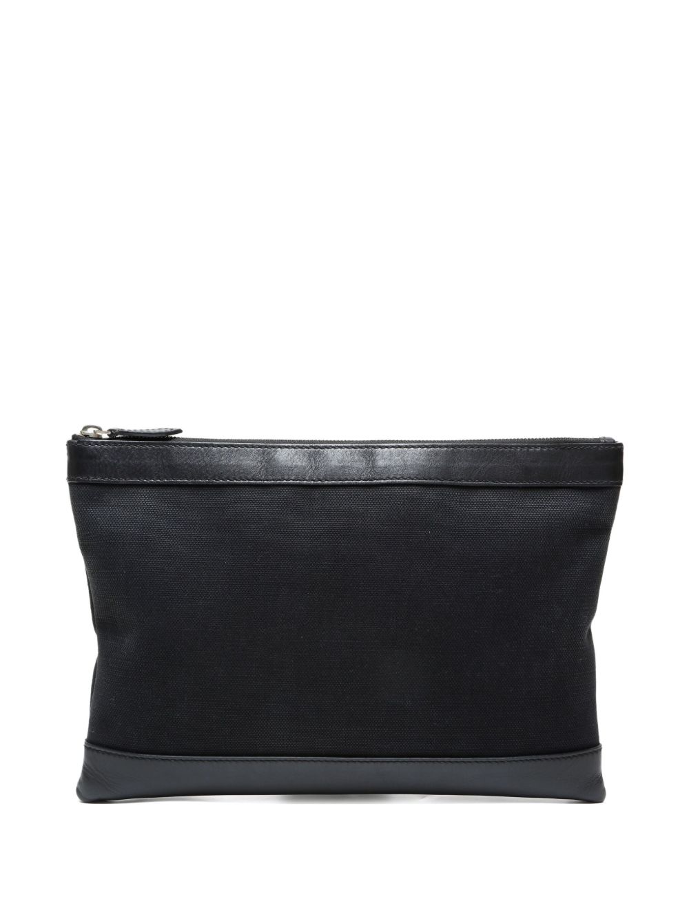 Balenciaga 2006-2018 canvas clip-on clutch bag