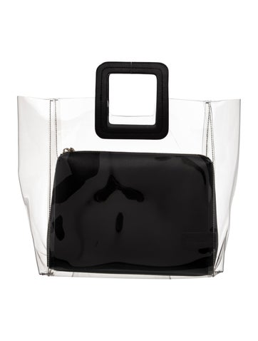 Staud PVC Top Handle Bag
