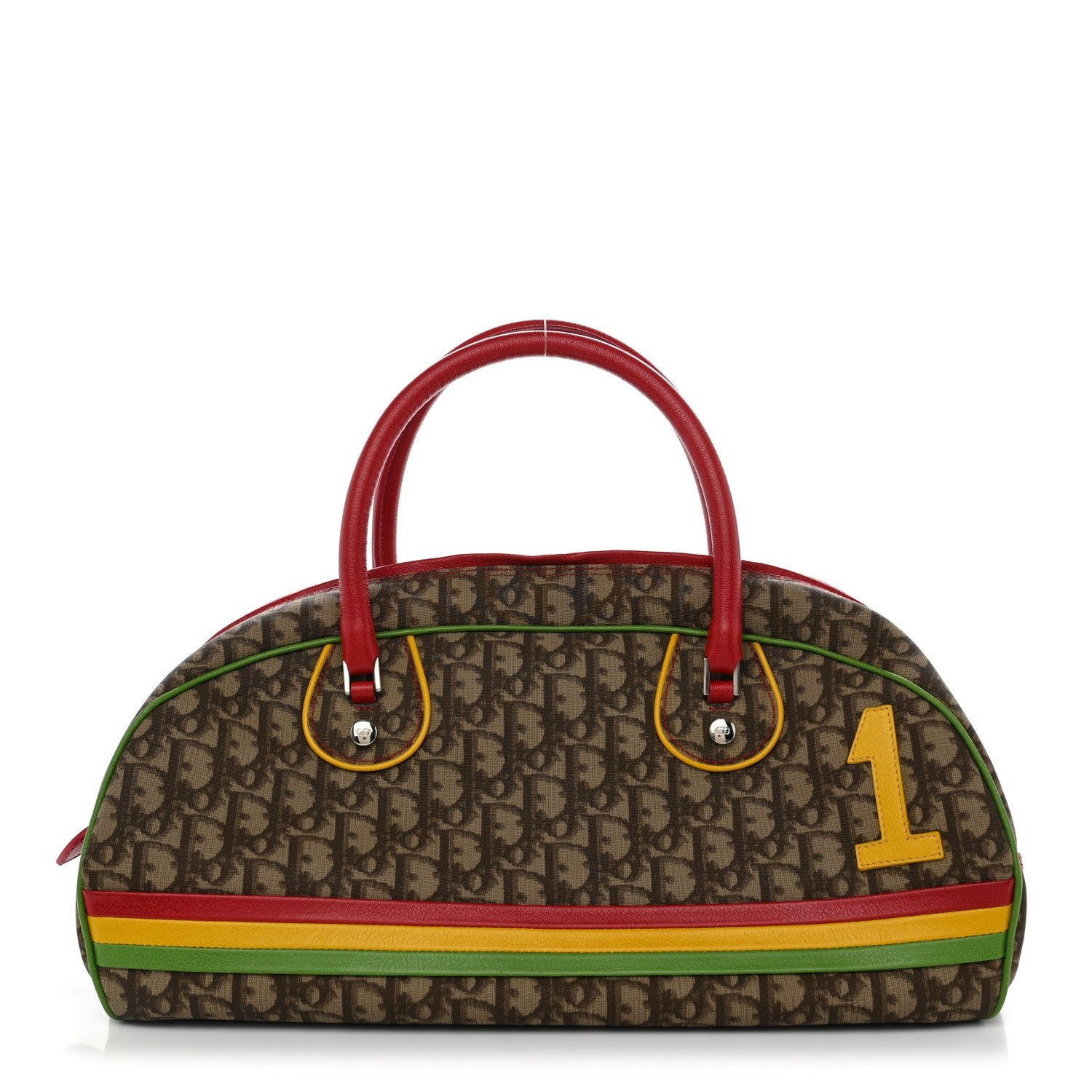 Christian Dior Monogram Rasta Bowler Beige