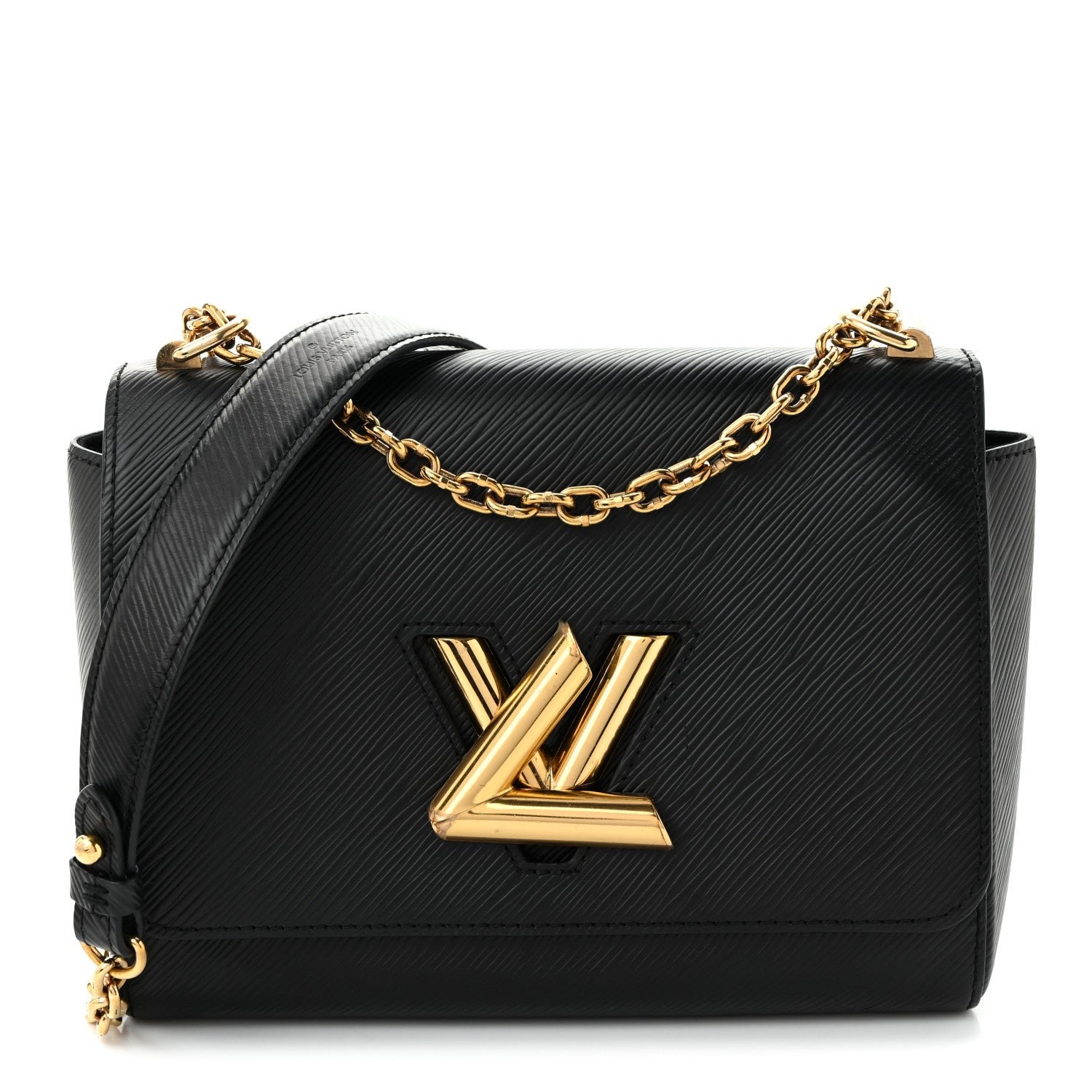 Louis Vuitton Epi Twist Shoulder Bag MM Black