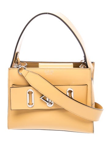 Salar Leather Top Handle Bag