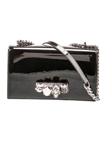 Alexander McQueen Patent Leather Shoulder Bag