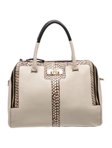 Leather Top Handle Bag