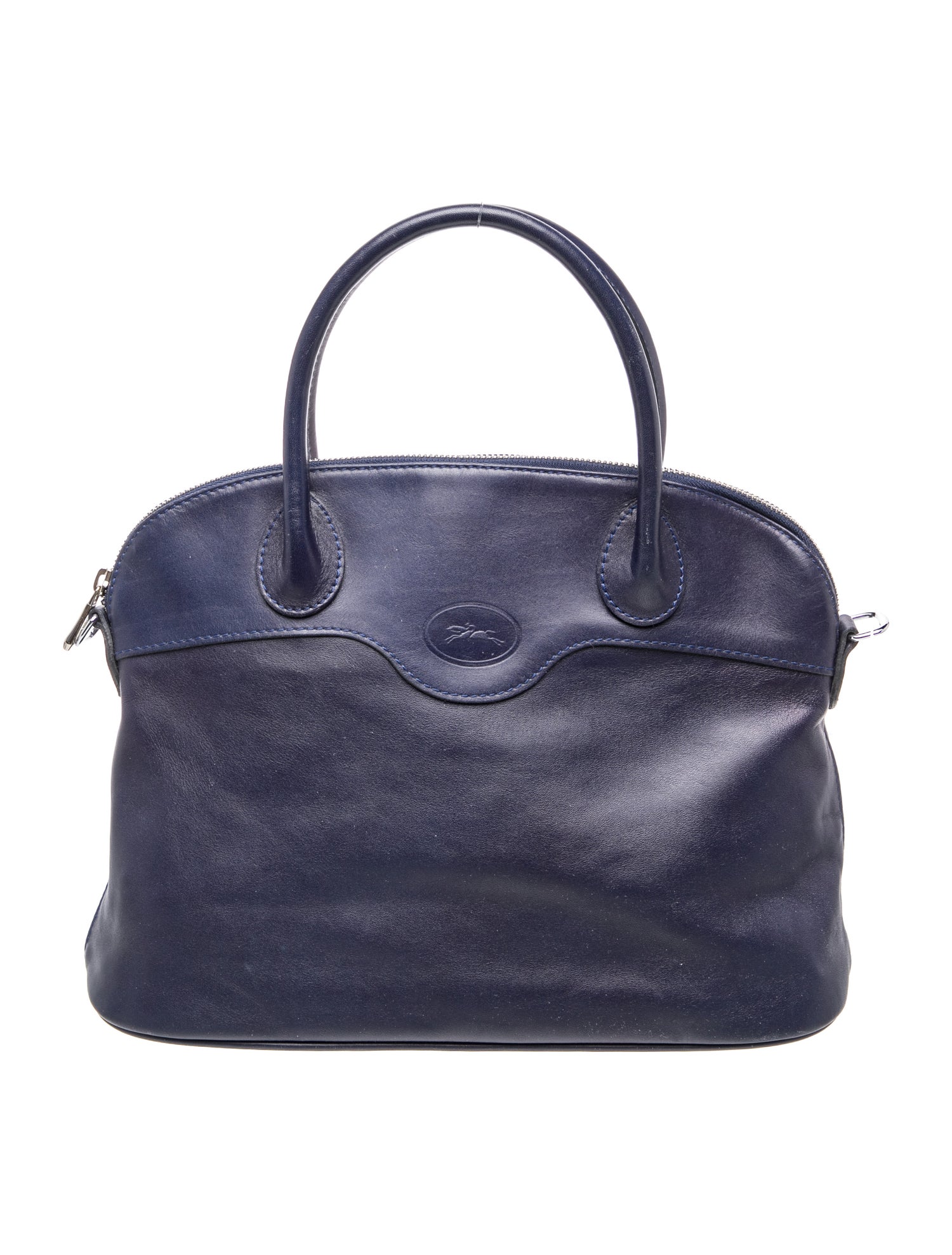Longchamp Leather Top Handle Bag