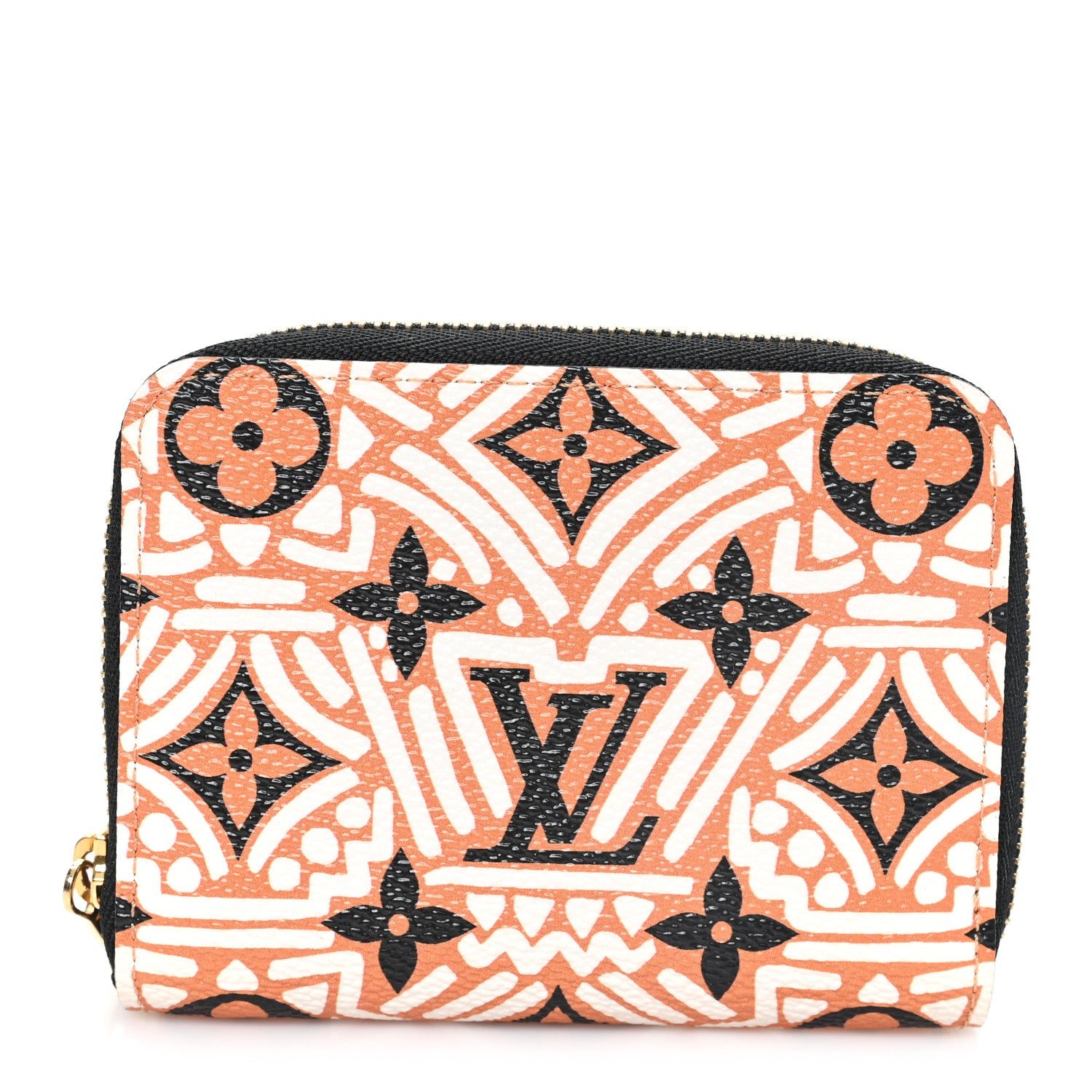 Louis Vuitton Monogram Giant Crafty Zippy Coin Purse Creme Caramel