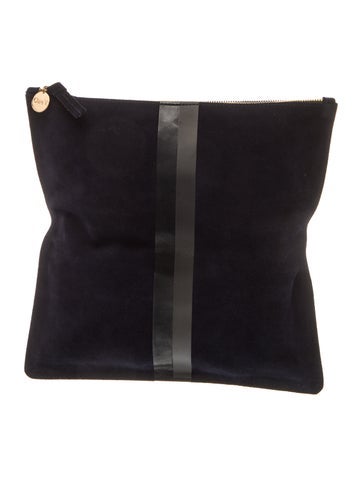 Suede Clutch