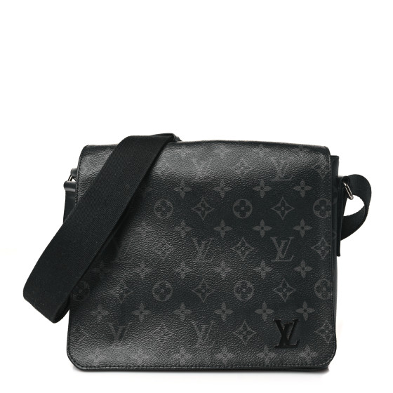 Louis Vuitton Monogram Eclipse District PM Black